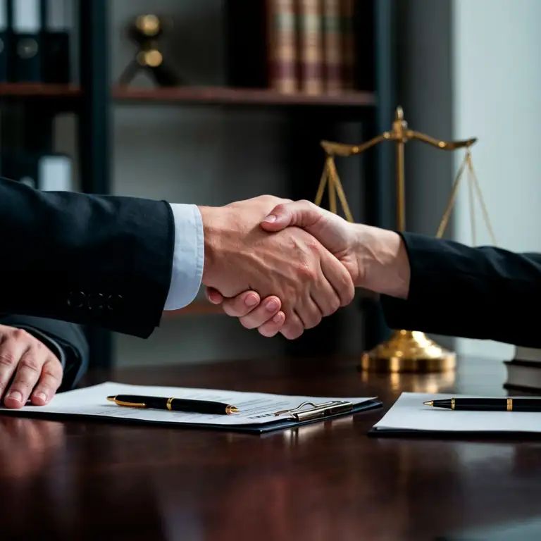 Attorneys reviewing a professional malpractice case file